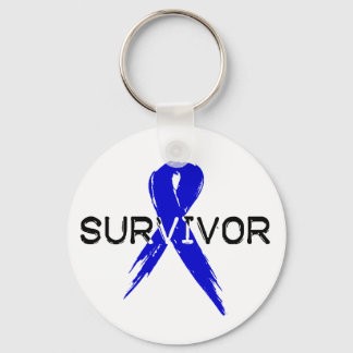 Blue Ribbon - Survivor Sleutelhanger