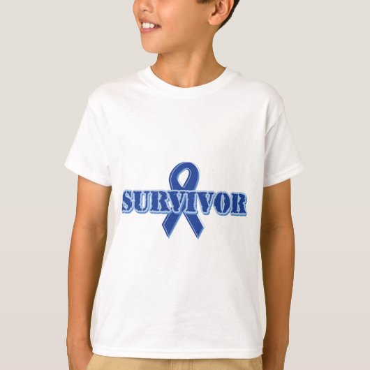 Blue Ribbon - Survivor T-shirt (Voorkant)