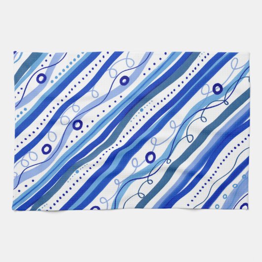 Blue Ribbon Tea Towel Theedoek (Horizontaal)