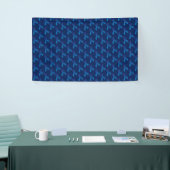 Blue Ribbon Tiled Patroon Spandoek (Beurs)