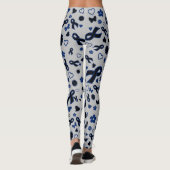 Blue Ribbons Multi...Guillain Barre Leggings (Achterkant)