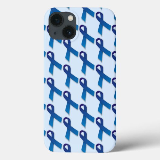 Blue Ribbons Patroon Case-Mate iPhone Case (Achterkant)
