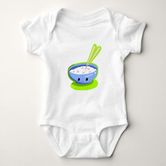 Blue Rice Bowl Romper (Voorkant)