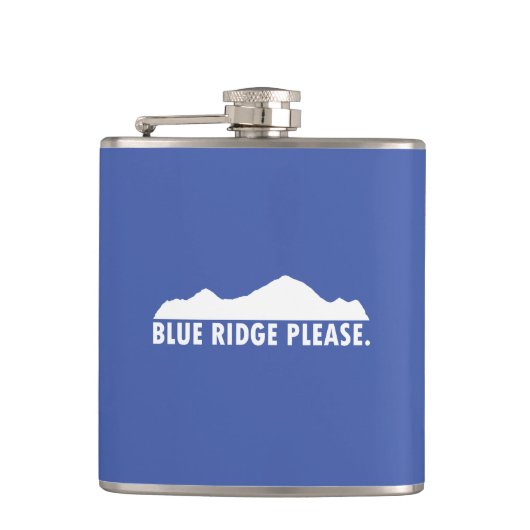 Blue Ridge alstublieft Heupfles (Voorkant)