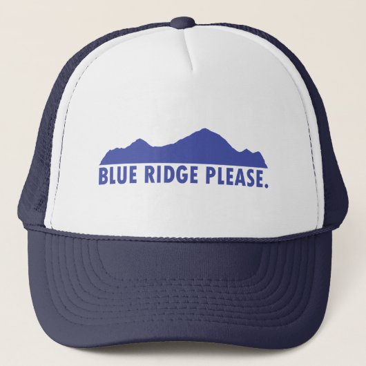 Blue Ridge alstublieft Trucker Pet (Voorkant)