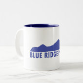 Blue Ridge alstublieft Tweekleurige Koffiemok (Voorkant links)