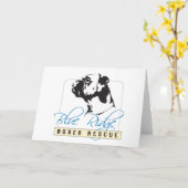 Blue Ridge Boxer Rescue Kaart (Gele Bloem)