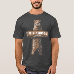 Blue Ridge Georgia GA Growling Beer Vacation Souve T-shirt