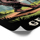 Blue Ridge, Georgia Ga Mountains Hiking Bear Fores Poster (Hoek)