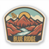 Blue Ridge, Georgia, Verenigde Staten Sticker (Voorkant)