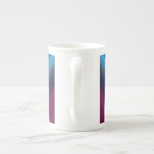 Blue Ridge Gold Porselein Kop (Achterkant)