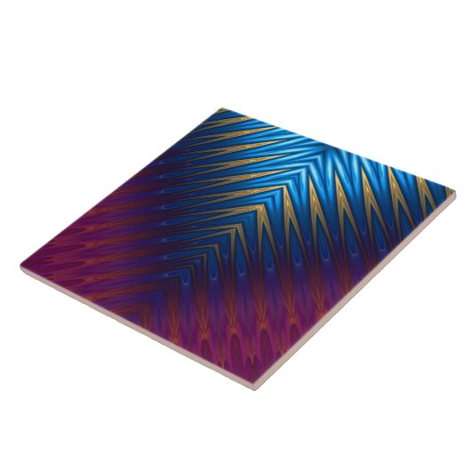 Blue Ridge Goud Tegeltje (Zijkant)