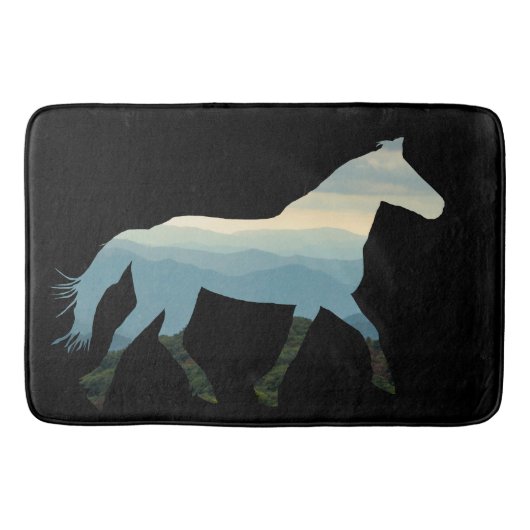 Blue Ridge Horse Bath Mat (Voorkant)