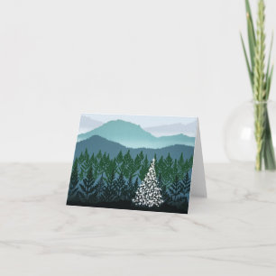 Blue Ridge kerstkaart Feestdagen Kaart