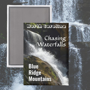Blue Ridge Mountain Chasing Watervallen NC Magneet