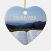 Blue Ridge Mountain Heart Ornament Robin Ayscue (Achterkant)