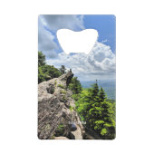 Blue Ridge Mountain, North Carolina Creditkaart Flessenopener (Voorkant)