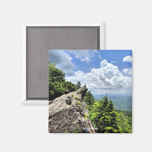 Blue Ridge Mountain, North Carolina Magneet (Voorkant / Achterkant)