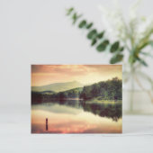 Blue Ridge Mountain Parkway op Sunset Briefkaart (Staand voorkant)