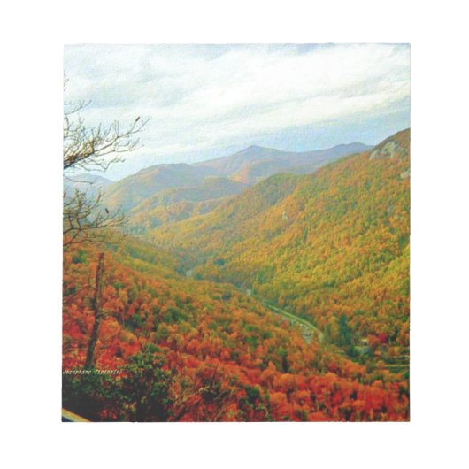 Blue Ridge Mountain Range van North Carolina Notitieblok (Voorkant)