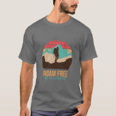 Blue Ridge Mountain Roam Gratis Wandelen Outdoor s T-shirt (Voorkant)