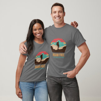 Blue Ridge Mountain Roam Gratis Wandelen Outdoor s T-shirt