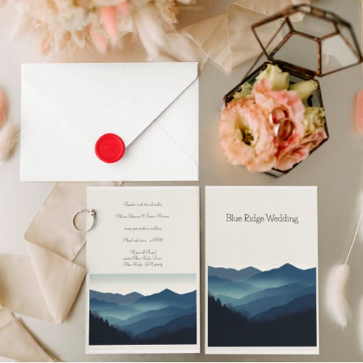 Blue Ridge Mountains, aanpasbaar Kaart