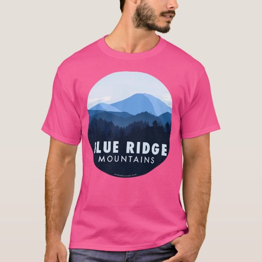 Blue Ridge Mountains actief T-shirt (Voorkant)