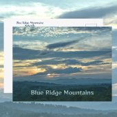 Blue Ridge Mountains Asheville North Carolina Briefkaart