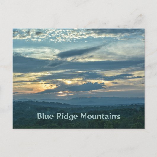 Blue Ridge Mountains Asheville North Carolina Briefkaart (Voorkant)