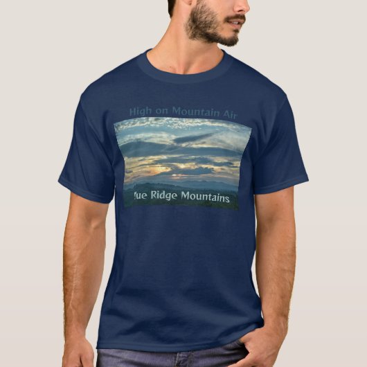 Blue Ridge Mountains Asheville North Carolina T-shirt (Voorkant)