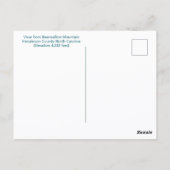 Blue Ridge Mountains - Bearwallow Mountain NC Briefkaart (Achterkant)