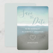 Blue ridge mountains bewaar de datum kaart (Voorkant / Achterkant)