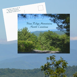Blue Ridge Mountains Big Glassy Mt North Carolina Briefkaart