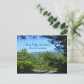 Blue Ridge Mountains Big Glassy Mt North Carolina Briefkaart (Staand voorkant)