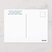 Blue Ridge Mountains Big Glassy Mt North Carolina Briefkaart (Achterkant)