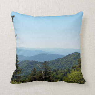 Blue Ridge Mountains bij Cherokee, North Carolina Kussen