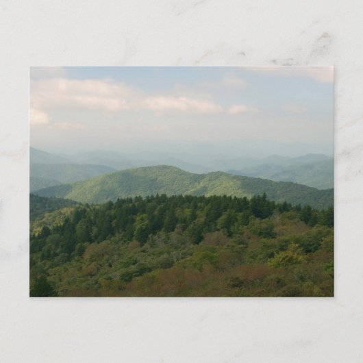 Blue Ridge Mountains Briefkaart (Voorkant)