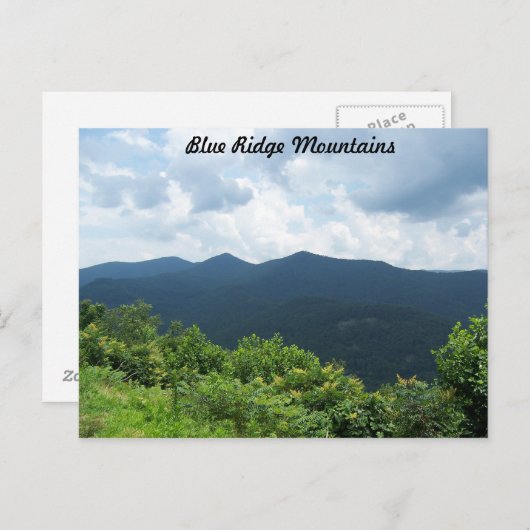 Blue Ridge Mountains Briefkaart (Voorkant / Achterkant)