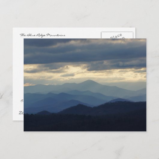 Blue Ridge Mountains Briefkaart (Voorkant / Achterkant)