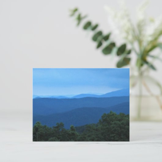 Blue Ridge Mountains Briefkaart (Staand voorkant)