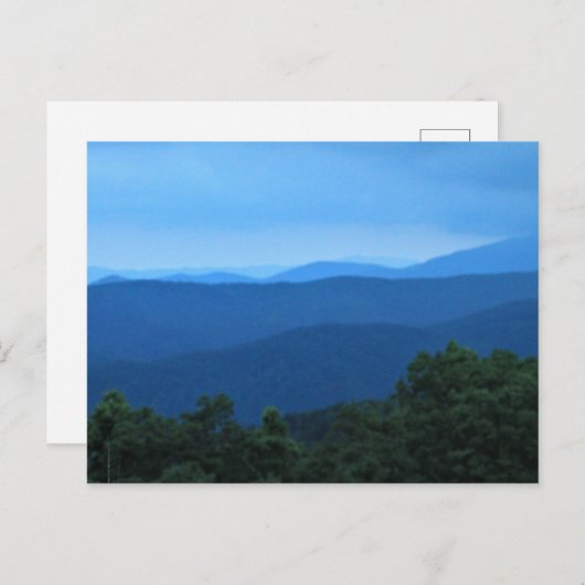 Blue Ridge Mountains Briefkaart (Voorkant / Achterkant)
