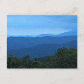 Blue Ridge Mountains Briefkaart (Voorkant)