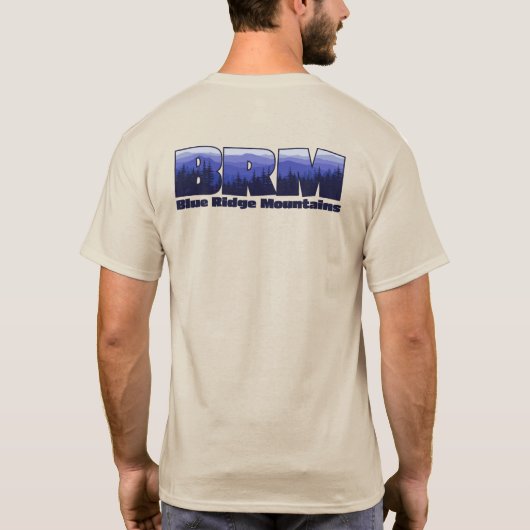 Blue Ridge Mountains BRM Outdoor Vibes T-shirt (Achterkant)
