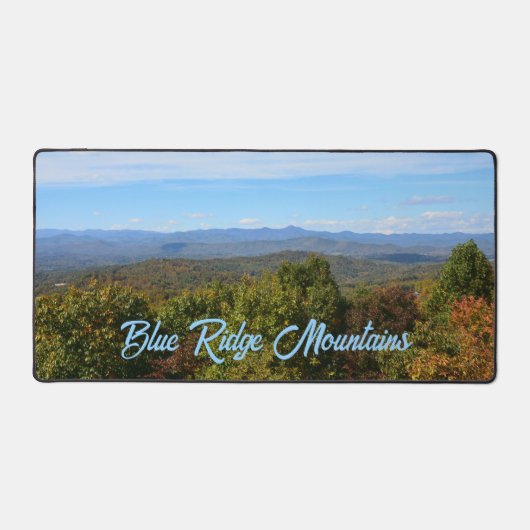 Blue Ridge Mountains Fotografisch Landschap Bureaumat (Voorkant)
