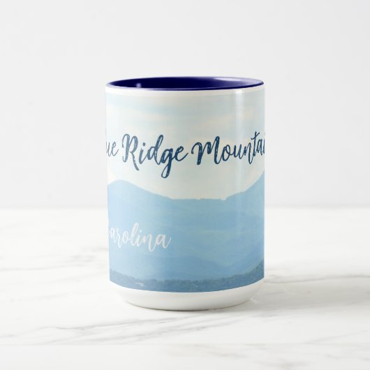 Blue Ridge Mountains Fotografisch  Mok (Midden)