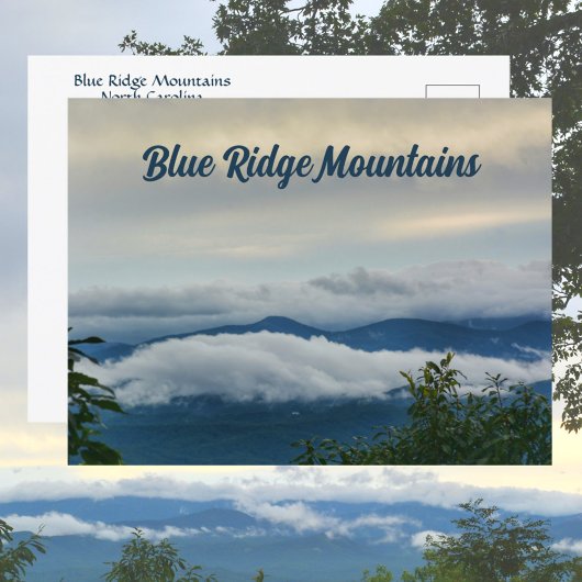 Blue Ridge Mountains Fotografisch North Carolina Briefkaart