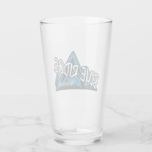 Blue Ridge Mountains Glas (Achterkant)