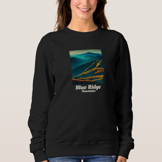 Blue Ridge Mountains Graphic Trui (Voorkant)