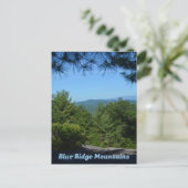 Blue Ridge Mountains Grote Glassy Mountain NC Briefkaart (Staand voorkant)